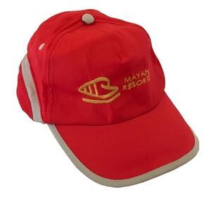 KPrakticaSport Mayan Resorts Luxury Resort Hotel Red Baseball Hat